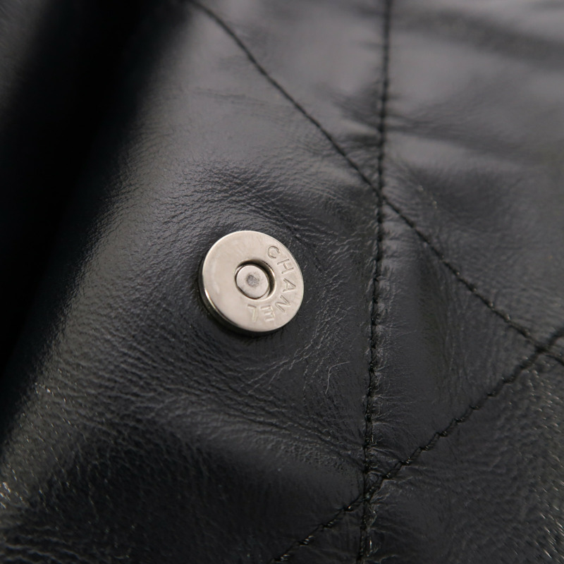 CHANEL 牛皮皮革Chanel 22 Small銀扣鏈帶肩背袋-14