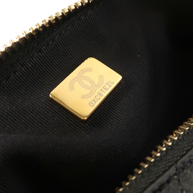 CHANEL 羊皮皮革25C Hobo金扣鏈帶肩背袋-6