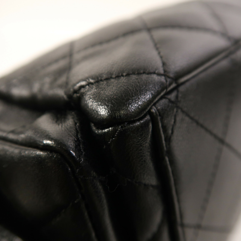 CHANEL 羊皮皮革25C Hobo金扣鏈帶肩背袋-12