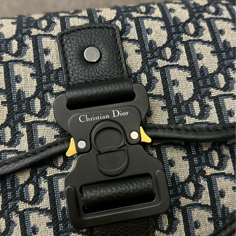 DIOR saddle老花圓馬鞍包-6