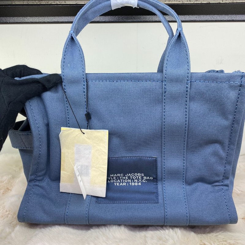 MJ 帆布托特包(藍)-4
