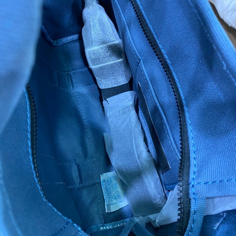 MJ 帆布托特包(藍)-5