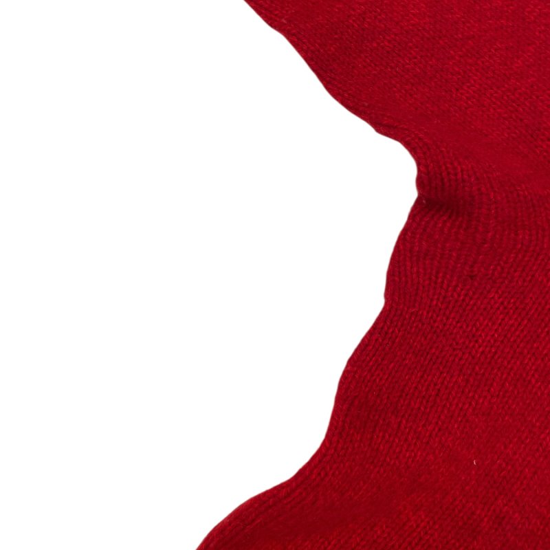 CHANEL 香奈兒 LOGO圓領毛衣 喀什米爾羊毛 紅色 40碼-9