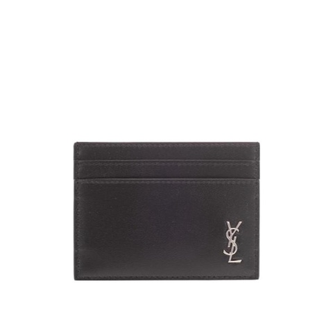Saint Laurent 男士 logo標牌卡夾均碼碼10.5X0.5X7.5CM