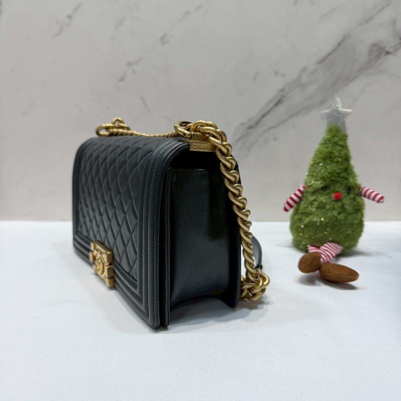 CHANEL 黑金牛 BOY 25-2