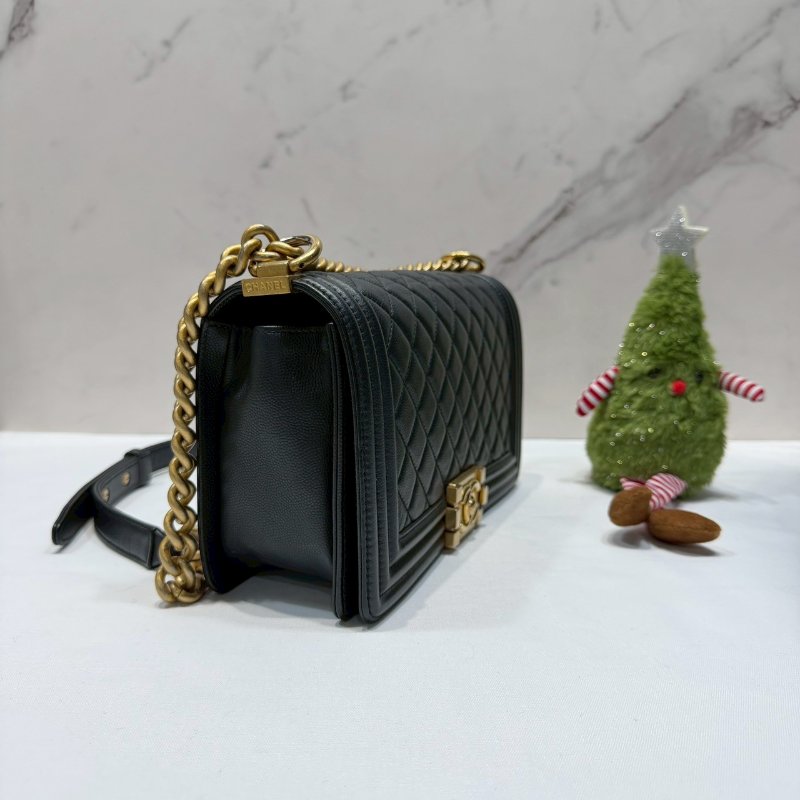 CHANEL 黑金牛 BOY 25-3