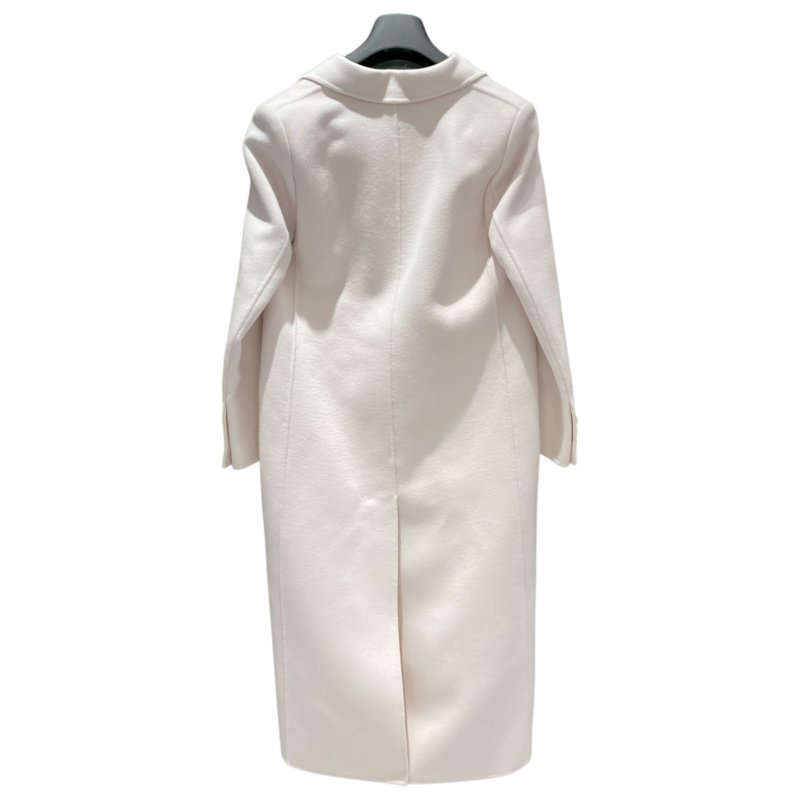 FENDI 芬迪 雙排扣大衣 白色 FF 圖案襯裡-1