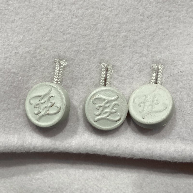 FENDI 芬迪 雙排扣大衣 白色 FF 圖案襯裡-8