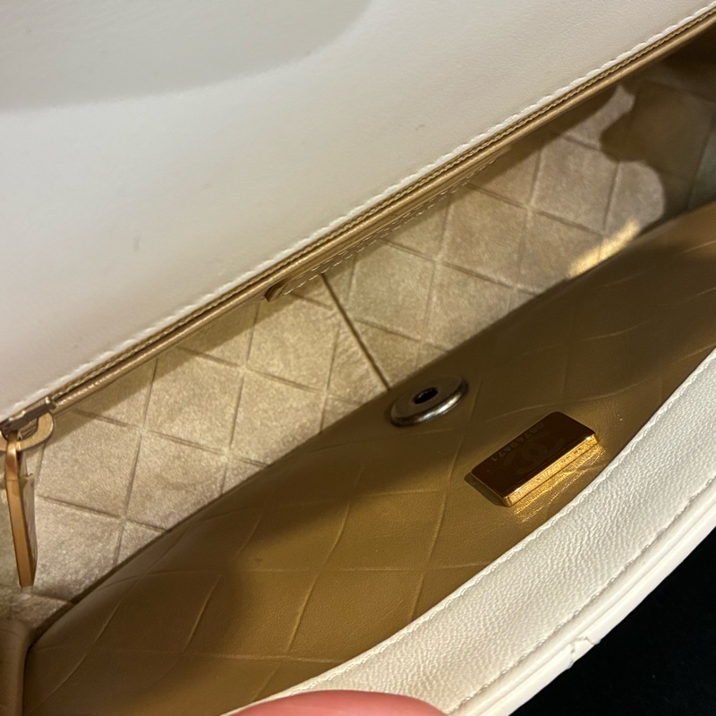 Chanel髮夾白coco鏈包 特殊款-14