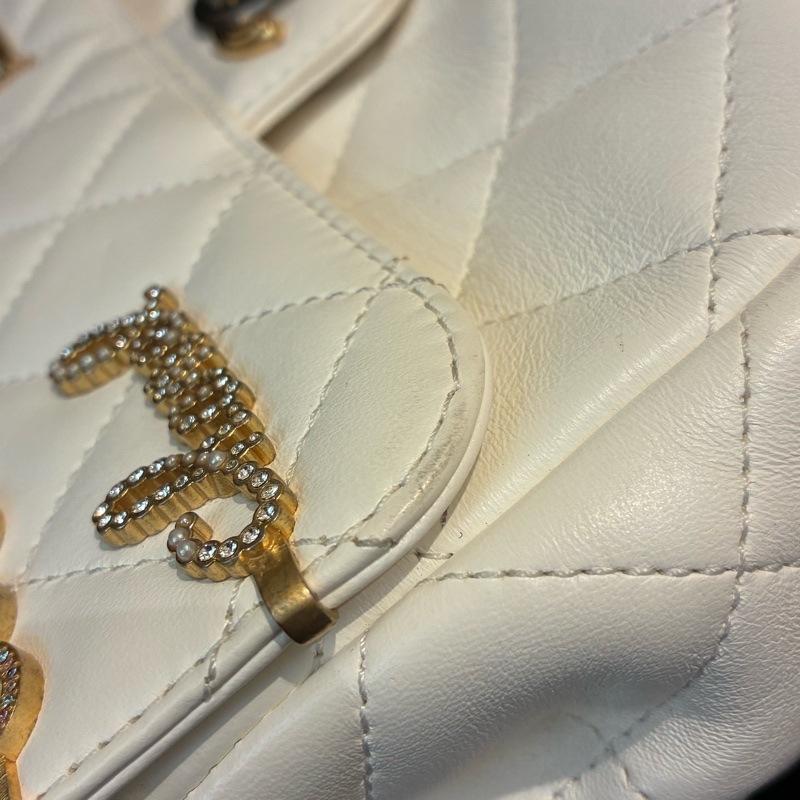 Chanel髮夾白coco鏈包 特殊款-28