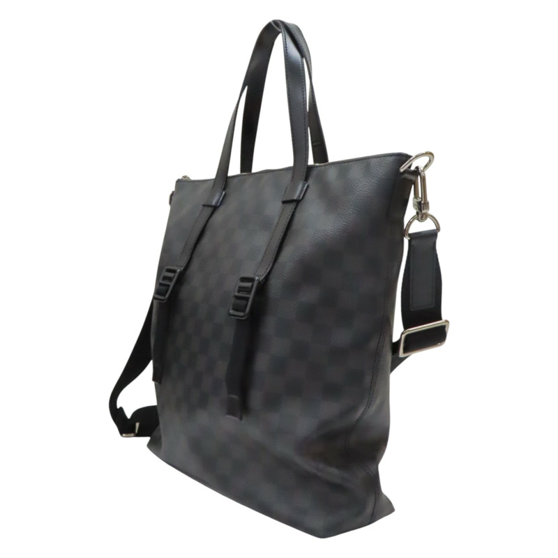 黑色 棋盤格 帆布 Skyline 手提/斜背 两用包【LOUIS VUITTON LV 路易威登】 N41456-2