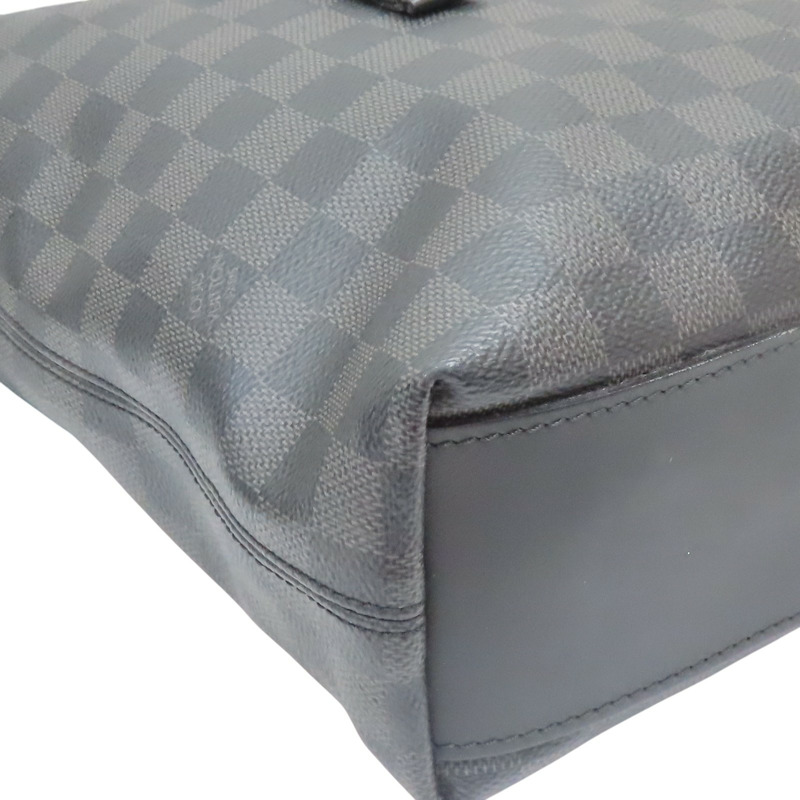 黑色 棋盤格 帆布 Skyline 手提/斜背 两用包【LOUIS VUITTON LV 路易威登】 N41456-13
