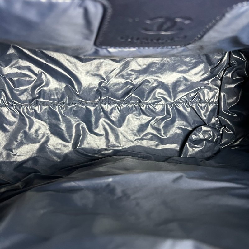 CHANEL 空氣包淺灰 大款 13開-6