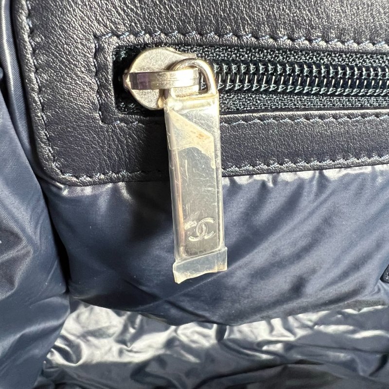 CHANEL 空氣包淺灰 大款 13開-8