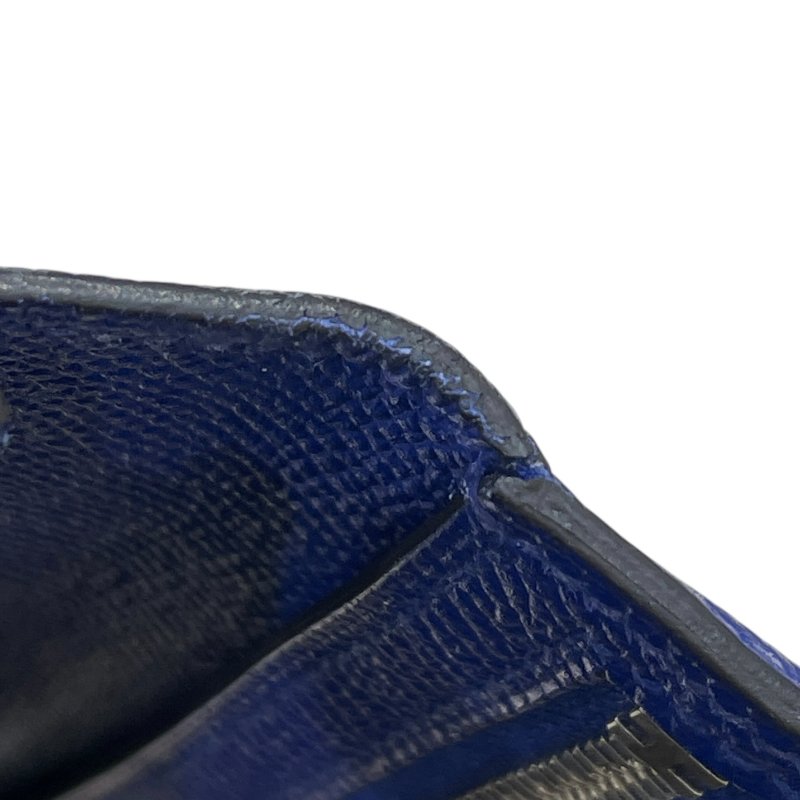 HERMES 愛馬仕 BEARN 長夾 EPSOM 普皮 電光藍 銀扣-16