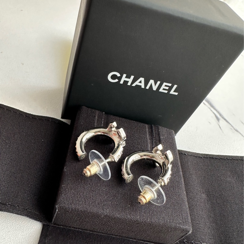 Chanel 亮鑽～真的好看的耳環-3