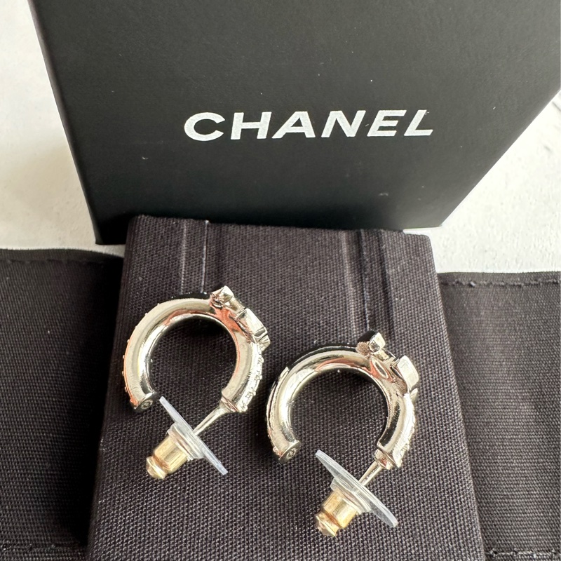 Chanel 亮鑽～真的好看的耳環-4
