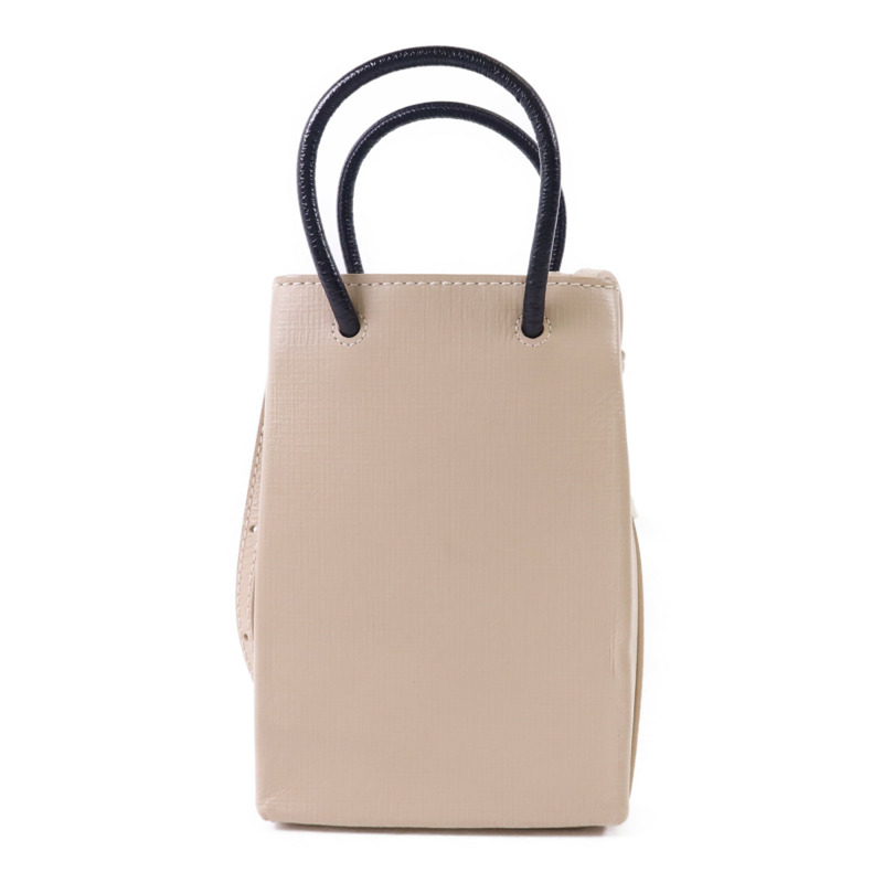 BALENCIAGA 牛皮皮革Phone Holder銀扣手挽肩背兩用袋-1
