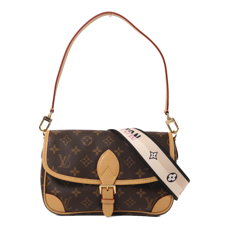 LOUIS VUITTON Monogram Diane金扣手挽肩背兩用袋-0