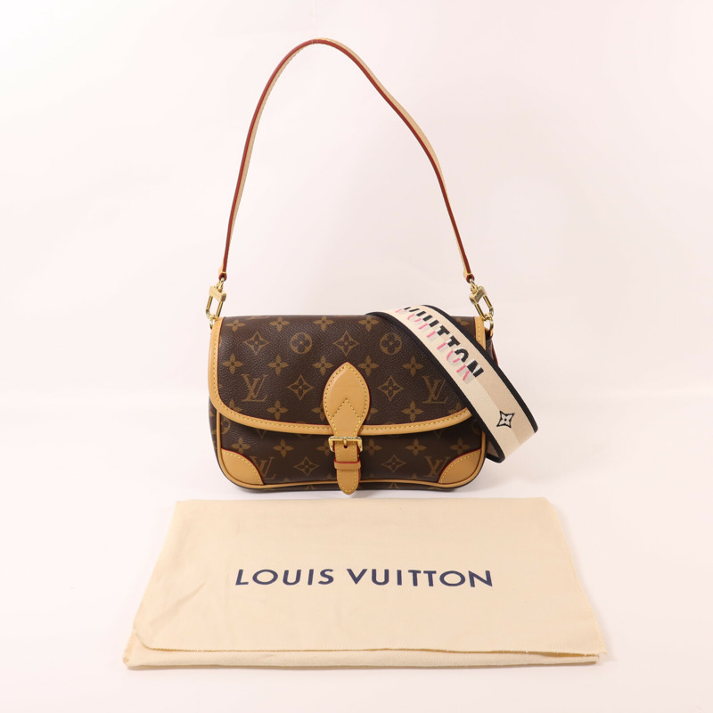 LOUIS VUITTON Monogram Diane金扣手挽肩背兩用袋-7
