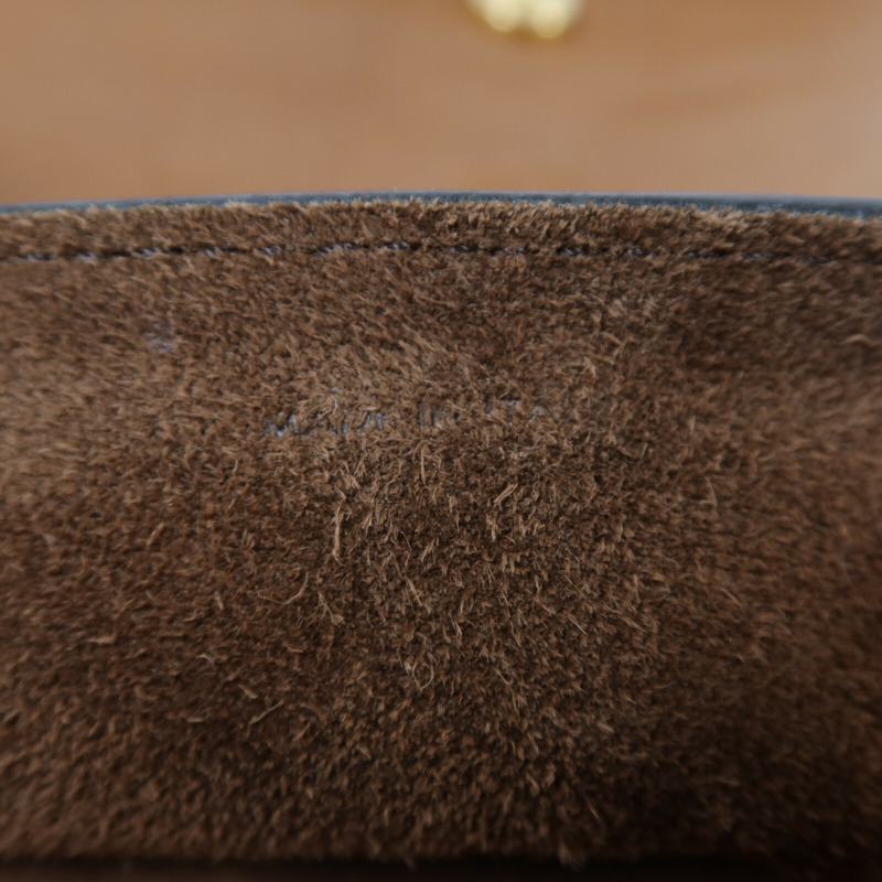 CELINE 牛皮皮革Halfmoon Soft Han金扣手挽肩背兩用袋-7