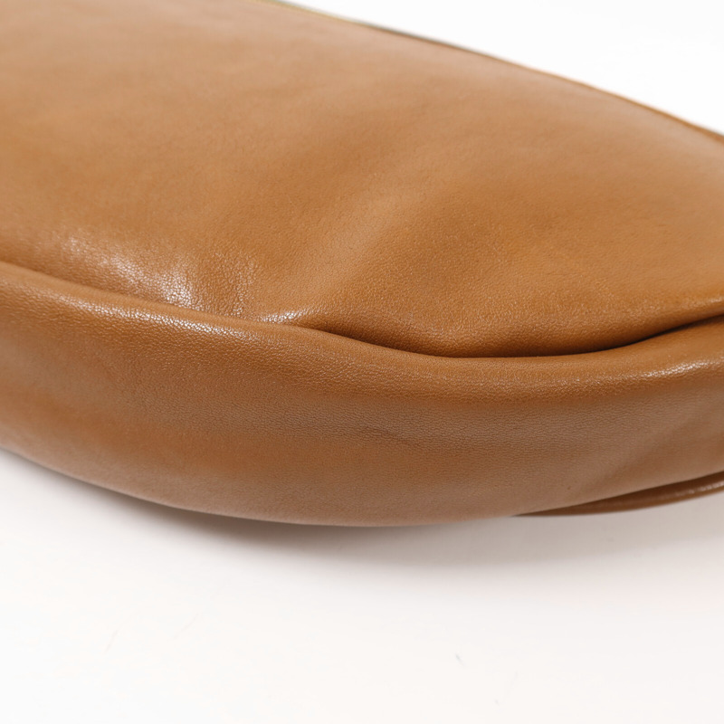 CELINE 牛皮皮革Halfmoon Soft Han金扣手挽肩背兩用袋-15