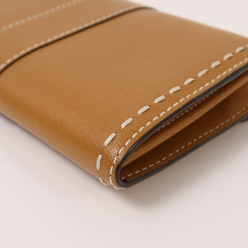 Delvaux 牛皮皮革Brillant Long Wallet Chain金扣鏈帶肩背袋-13