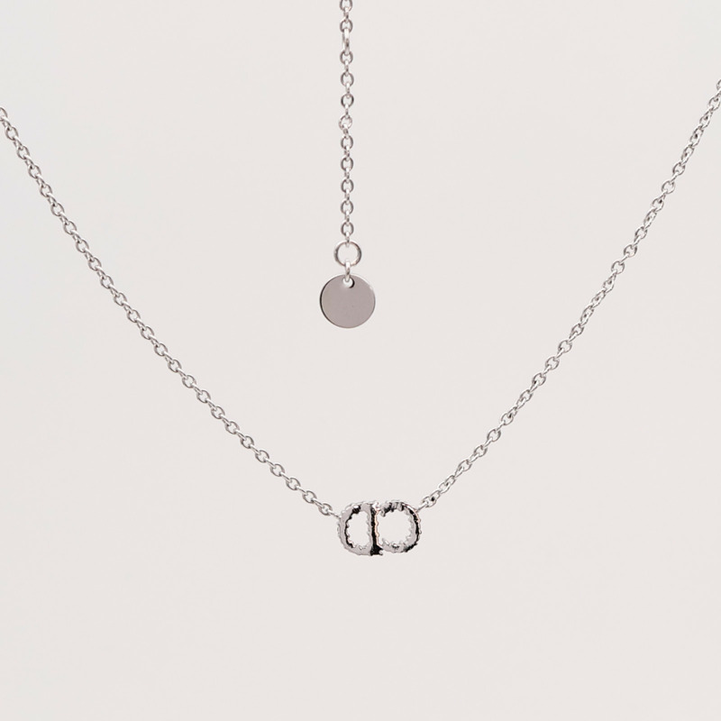 Dior 金屬Clair D Lune Necklace項鍊-4