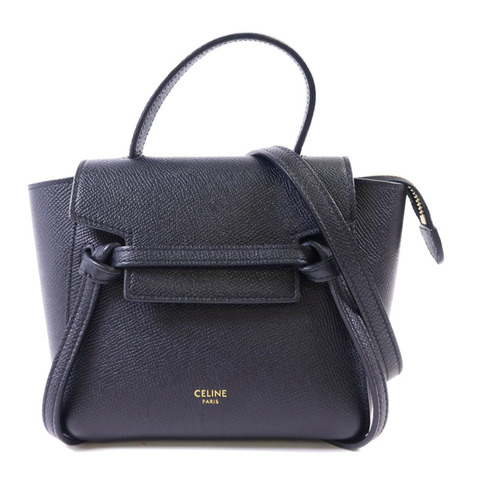 CELINE 牛皮皮革Pico Belt Bag金扣手挽肩背兩用袋