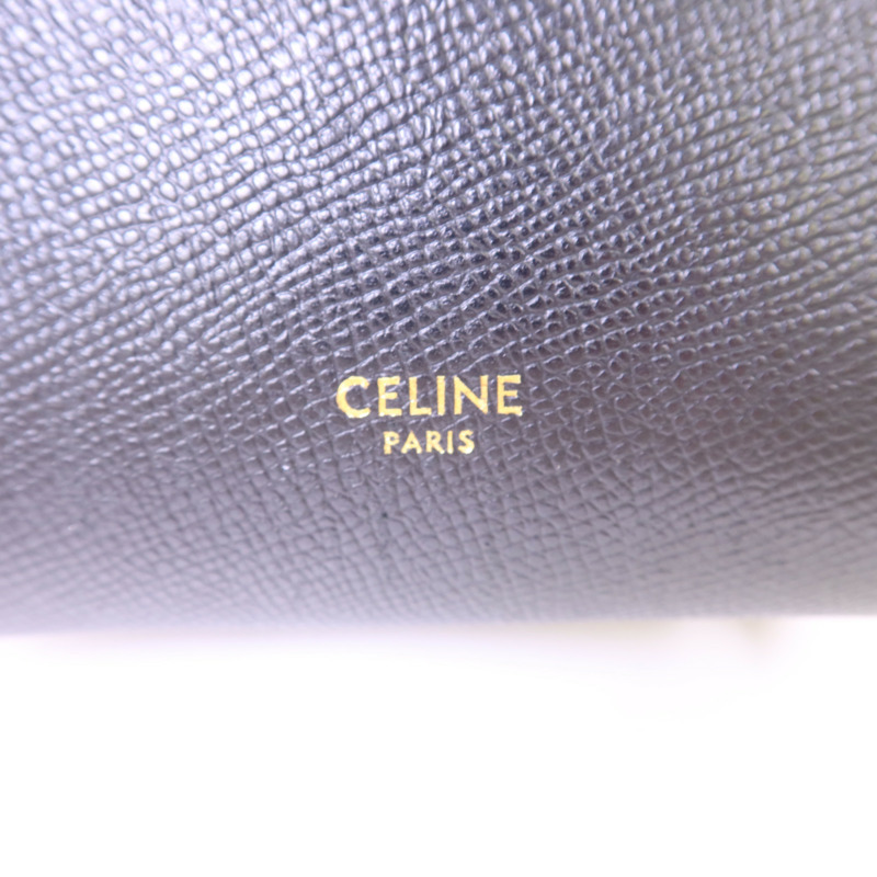 CELINE 牛皮皮革Pico Belt Bag金扣手挽肩背兩用袋-5