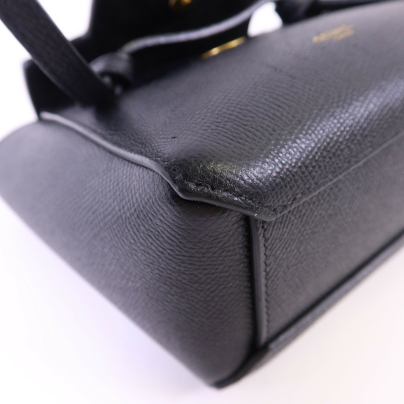 CELINE 牛皮皮革Pico Belt Bag金扣手挽肩背兩用袋-12