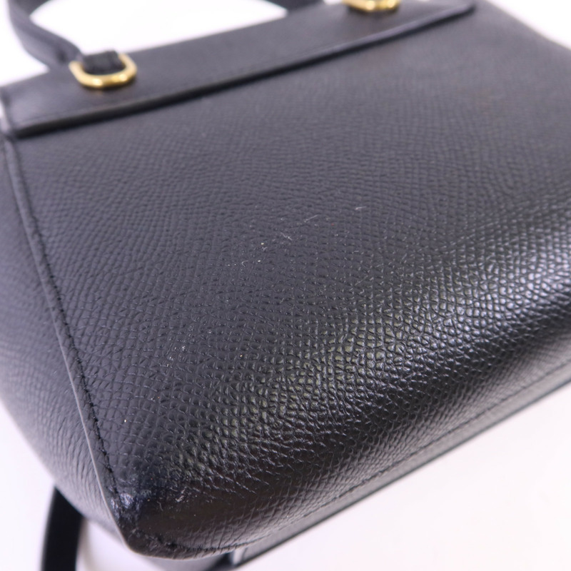 CELINE 牛皮皮革Pico Belt Bag金扣手挽肩背兩用袋-15