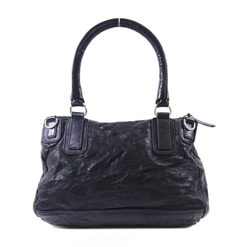 GIVENCHY 牛皮皮革Pandora Medium銀扣手挽肩背兩用袋-1
