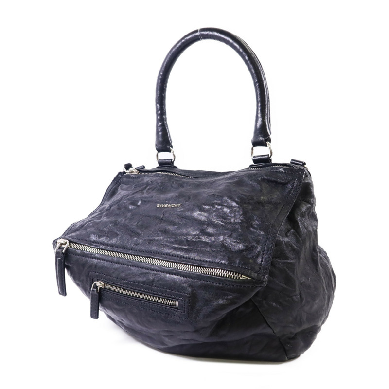 GIVENCHY 牛皮皮革Pandora Medium銀扣手挽肩背兩用袋-2