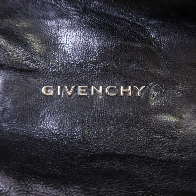 GIVENCHY 牛皮皮革Pandora Medium銀扣手挽肩背兩用袋-8