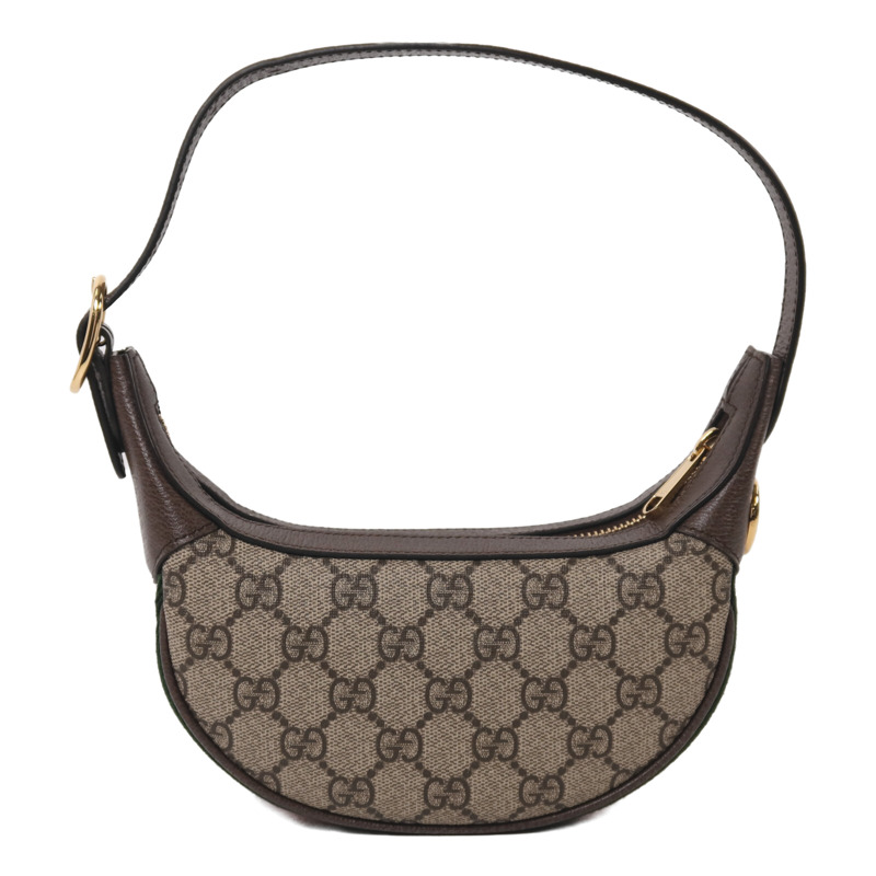 GUCCI 塗層帆布Ophidia Mini Bag金扣肩背袋-1