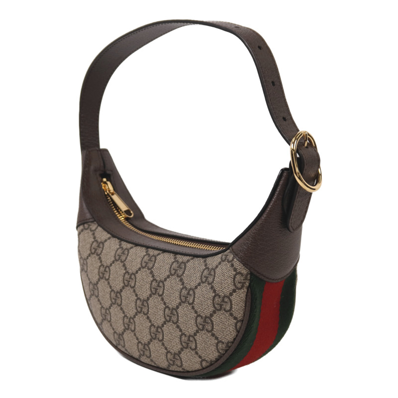 GUCCI 塗層帆布Ophidia Mini Bag金扣肩背袋-2