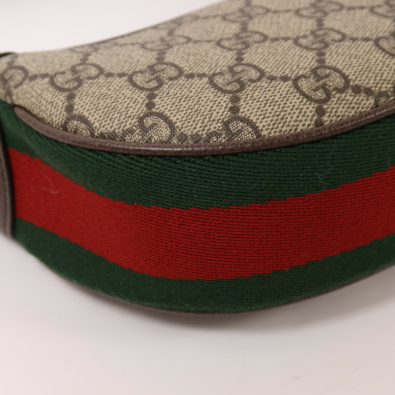 GUCCI 塗層帆布Ophidia Mini Bag金扣肩背袋-12