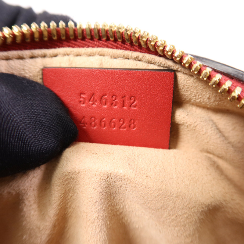 GUCCI 塗層帆布Mini Boston Bag金扣手挽肩背兩用袋-6