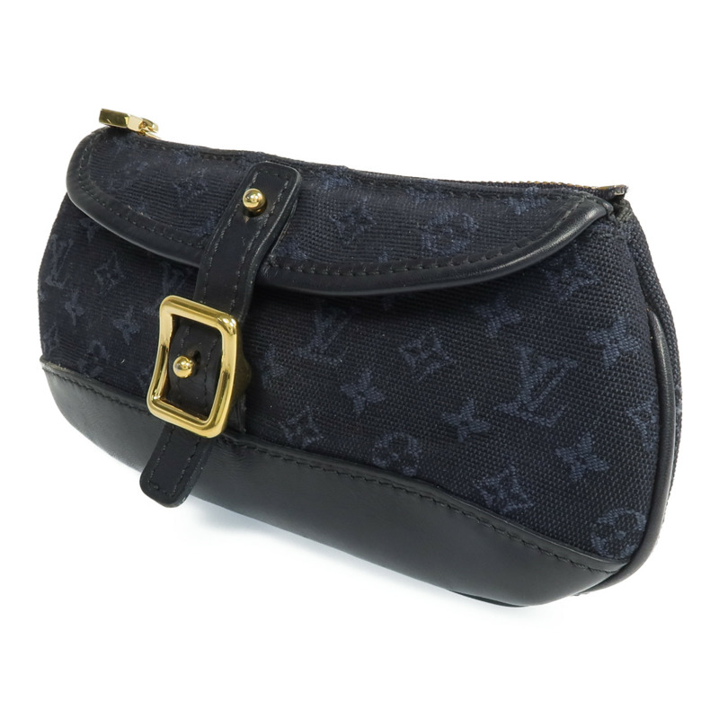 LOUIS VUITTON Monogram Mini Lin Mini Anne Sophie Pochette Pouch金扣錢包-1