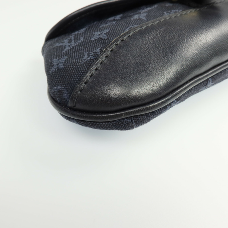 LOUIS VUITTON Monogram Mini Lin Mini Anne Sophie Pochette Pouch金扣錢包-6