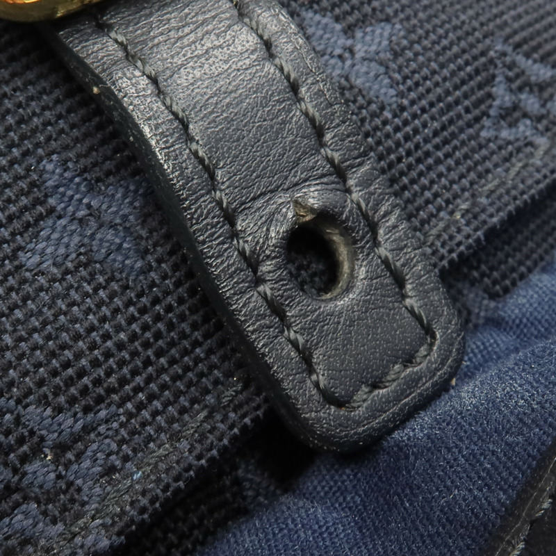 LOUIS VUITTON Monogram Mini Lin Mini Anne Sophie Pochette Pouch金扣錢包-11