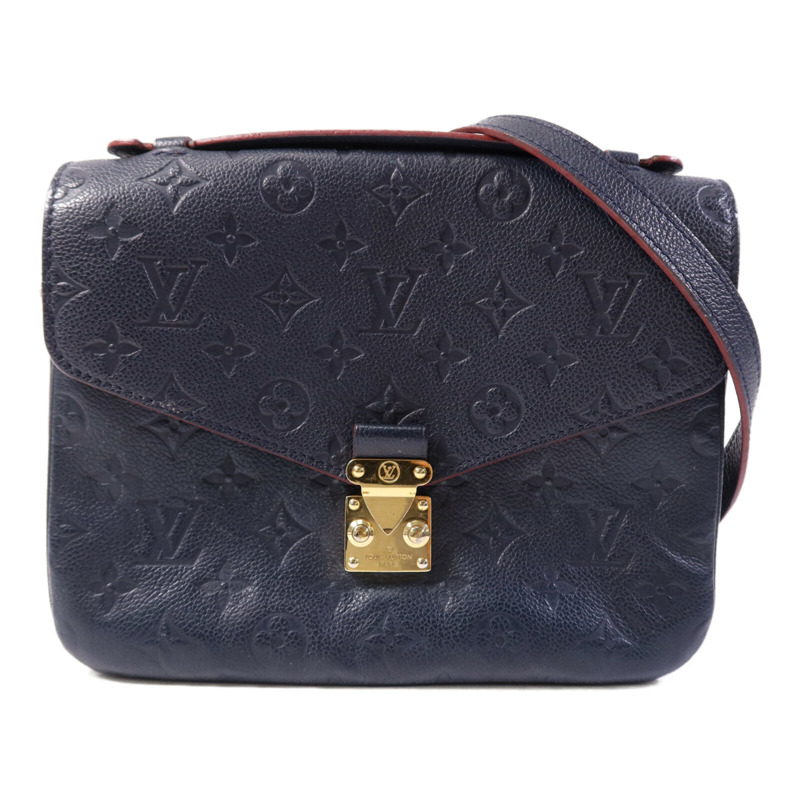 LOUIS VUITTON Monogram Empreinte Pochette Metis金扣手挽肩背兩用袋-0