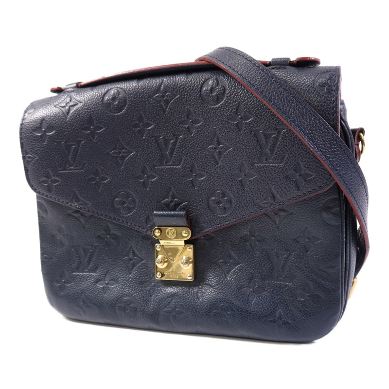 LOUIS VUITTON Monogram Empreinte Pochette Metis金扣手挽肩背兩用袋-2