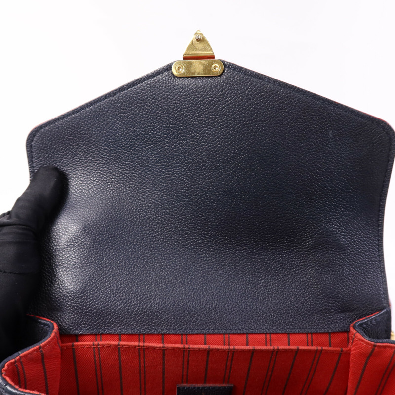 LOUIS VUITTON Monogram Empreinte Pochette Metis金扣手挽肩背兩用袋-13