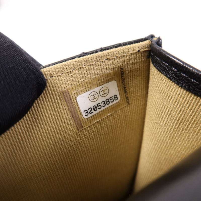 CHANEL 羊皮皮革Chain Shoulder Bag金扣鏈帶肩背袋-7