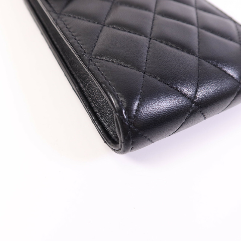 CHANEL 羊皮皮革Chain Shoulder Bag金扣鏈帶肩背袋-10