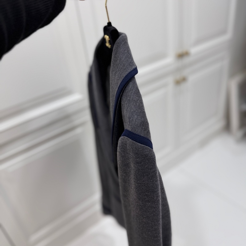 CHANEL 香奈兒 深灰 翻領 西外 西裝外套 休閒外套 外套-9