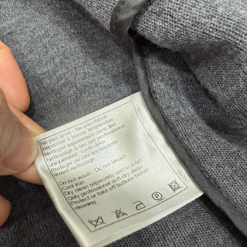 CHANEL 香奈兒 深灰 翻領 西外 西裝外套 休閒外套 外套-20