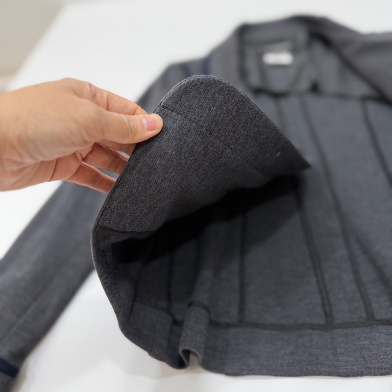 CHANEL 香奈兒 深灰 翻領 西外 西裝外套 休閒外套 外套-22